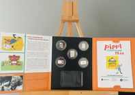 Pippi Långstrump 75 år Jubileums Silver Tacksamling