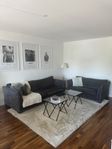 Soffa x2 + stor fotpall 