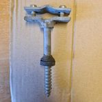 800st 73 kg Fasadankare/Pipe Clamp/Mast Clamp/Screw Saddle