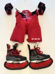 Bauer Vapor 3XPro storlek 6, armbågsskydd och hockeybyxa 