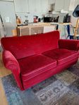 Sammetssoffa från Ikea Retro