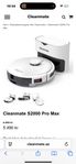 Cleanmate S2000 PRO MAX robot damssugare