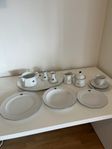 Kosta Boda Blåklint servis matservis, kaffeservis