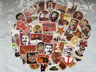 50 stycken Retro Klistermärken