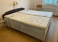BORTSKÄNKES: Justerbar dubbelsäng (modell: Viking/Viktoria