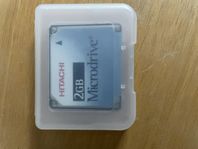 kamera minneskort Hitachi microdrive CF+type2, 2GB