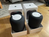 Två HomePod 2nd gen i nyskick (med garanti kvar)