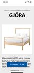 Ikea sängstomme GJÖRA 140 cm