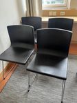4 stycken stolar brunsvarta BERNARD IKEA