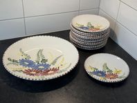 Laholm fat + assietter 14 delar