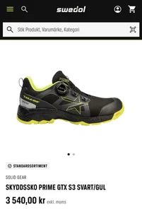 skyddsko Prime GTX S3