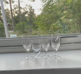 4 st små likörglas