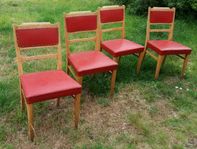 4 stycken retrostolar