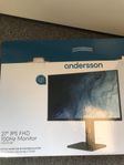 2 st bildskärmar 27" Full HD 100 Hz