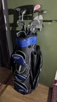 Golfbag inkl. diverse klubbor