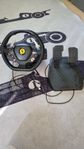 Ferrari-ratt med pedaler till PlayStation 4