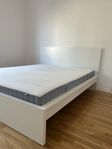 KEA MALM sängstomme 160x200 + VESTERÖY madrass (fast)