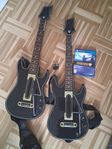 Guitar Hero Live + två gitarrer 