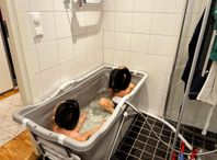 Ihopfällbart badkar