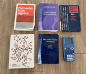Kursböcker: Organisationsboken, linjär algebra med geometr