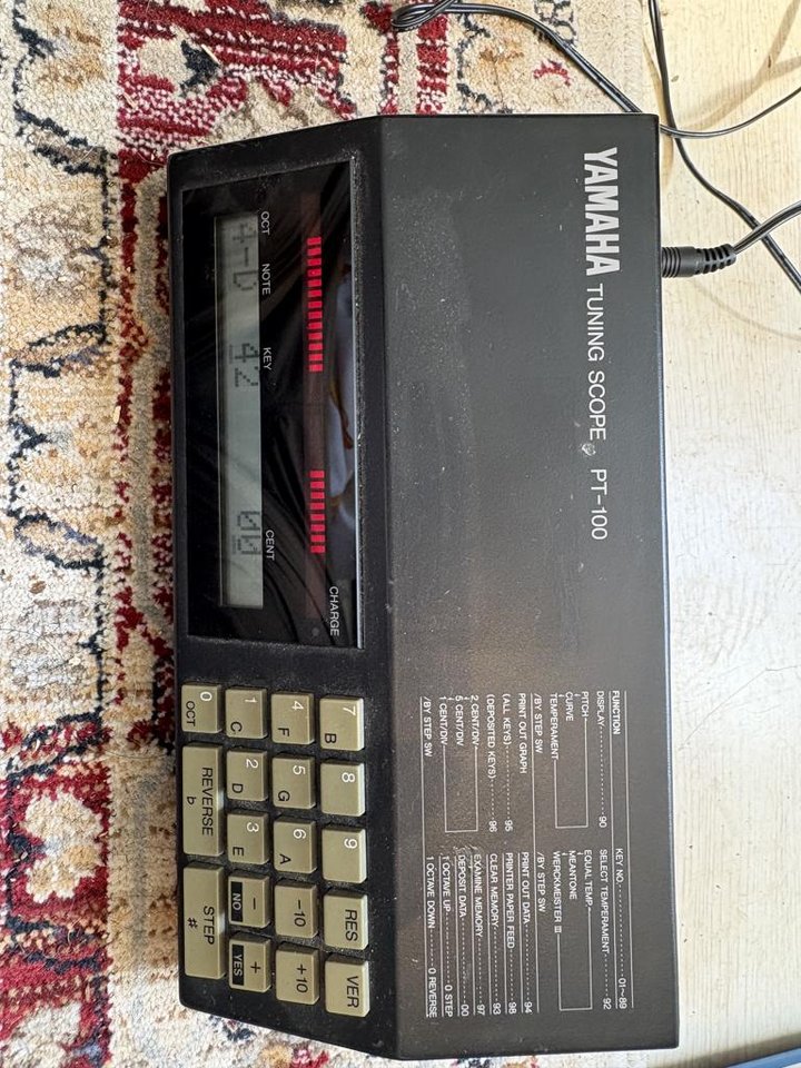 Yamaha PT-100 Tuning scope