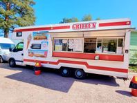 Foodtruck med bodel & mycket som medföljer.