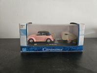 Cararama Volkswagen rosa Beetle