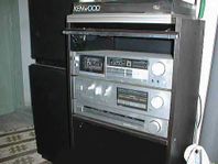 Stereoanläggning i Stereo rack