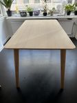 Lisabo matbord, askfaner, 140x78