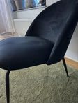 Svart Sammetsstol