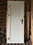 Garagedörr isolerad, vit