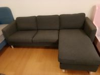 IKEA PÄRUP 3-sitssoffa schäslong 
