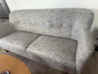 2,5 sits soffa + 4 fotöljer 