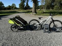 Thule Chariot Cab 2 m. cykel- och joggkit mm