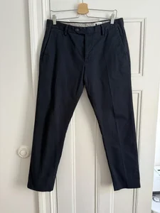 NN07 Theo Slim Chino Byxor Navy Blue Size 32W 30L