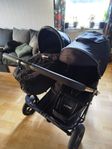 Babytrold dubbelvagn syskonvagn