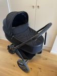 Cybex Priam Platinum All Black barnvagnspaket 
