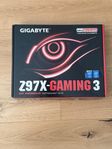 Moderkort Gigabyte GA-Z97X-Gaming 3 - helt nytt 