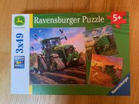 Pussel 3 i 1 med John Deere traktorer