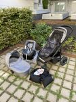 Britax Smile III Duovagn Barnvagn med Babyskydd och Isofix