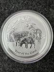 2 oz Silvermynt – Year of the Goat 2015