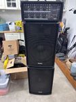 PA Subzero PMIX8 8 kanaler, 12” högtalare
