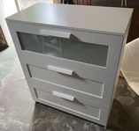 ikea brimnes byrå, tre lådor
