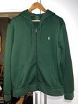 Grön Ralph Lauren zip hoodie 