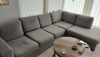 Nevada 5-sits soffa med divan höger