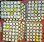 400 golfbollar. C-D klass. Egen range?