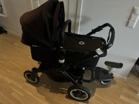 Bugaboo Buffalo All Black. (med tillbehör)