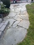Skifferplattor oregelbunden