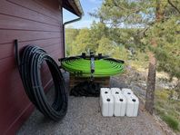 Sjövärmekolektor till värmepump, 9 kW