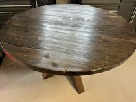 Runt matbord 130 cm från Unikrustik Design i Karlstad.